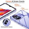 Aplicable a la carcasa para teléfono móvil Redmi 12C K60Pro airbag resistente a caídas fibra de vidrio Xiaomi 11Ulta transparente note11 silicona