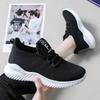 Zapatos Deportivos Casuales, Procesamiento Personalizado, Zapatos de Suela Gruesa de Moda, Zapatos de Malla Transpirables de Suela Blanda para Mujer, Zapatos para Correr de Exportación Transfronteriza