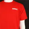Camiseta de publicidade da fábrica T-shirt T-shirt tecido de moletom gola redonda bem-vindo à amostra