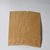 Cubierta de Ventana Bolsa de Fondo Plano Bolsa Cuadrada de Papel Kraft Empaque para Llevar Comida Bolsa de Papel para Catering Bolsa para Empacar Nueces Hecho a Medida