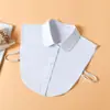 Blusa de Cuello Falso Cuello Falso al por Mayor Decorativo Coreana Versátil Retro Cuello de Muñeca Verano Otoño Invierno Algodón Puro Cuello Falso