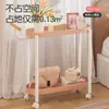 Mesa Lateral Criativa para Sofá, Gabinete Lateral, Suporte de Flores de Múltiplas Camadas para Sala de Estar, Rack de Armazenamento de Lanches, Carrinho de Armazenamento Móvel