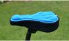 Funda de cojín 3D para bicicleta de montaña, cojín de esponja de silicona gruesa para bicicleta, sillín suave, accesorios para sillín