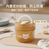 ¡Guau, esta caja de almacenamiento para comida de bebé cuenta con material de PP, un anillo de silicona antibacteriano con iones de plata para sellar, diseño a prueba de fugas y es portátil, lo que la hace perfecta para mantener la comida del bebé fresca cuando estás fuera.