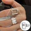 Anillo de Perlas de Imitación de Alta Gama para Mujer, Exquisito y Lujoso Anillo Abierto de Malla Floral, Estilo de Nicho de Moda para el Dedo Índice