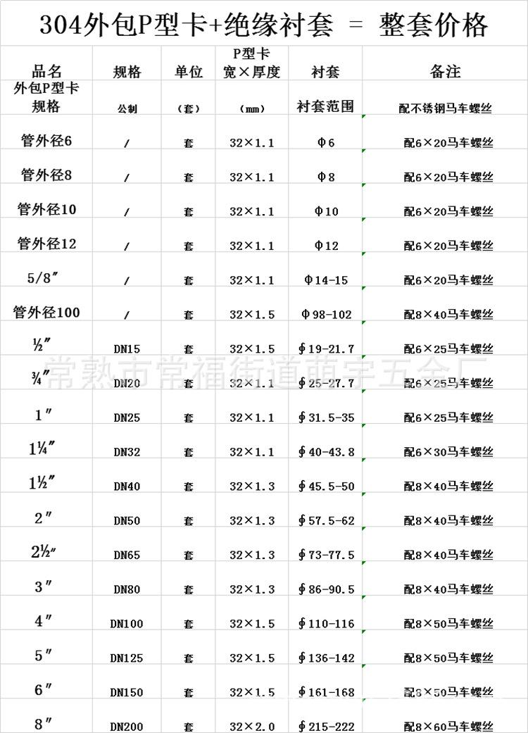 不锈钢衬套