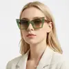 Nuevas Gafas de Sol Elegantes Ojo de Gato Tendencia Celebridad de Internet Ins Hip-Hop Marco Grande Gafas de Sol de Moda Transfronterizas para Mujer