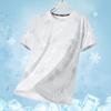 Camiseta de Manga Curta Masculina Verão Fina Fresca Respirável Secagem Rápida Roupas Outdoor Tamanho Grande Solta Treino Fitness Roupa Esportiva
