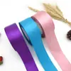 Fita de cetim de 4cm, fita vermelha colorida, fita para DIY, material de rosa, decoração de seda, embalagem de presente para bolo atacado