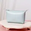 Bolsa de Maquillaje para Influencers Transfronteriza con Alto Atractivo Estético, Bolsa para Guardar Brochas de Maquillaje con División de Doble Capa, Bolsa de Maquillaje Grande de PU
