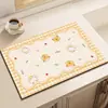 Mantel individual, Tapete para mesa de cocina, Tapete escurridor para encimera, Impermeable para escritorio, Secado rápido, Absorbente, Antideslizante, Aislamiento térmico, Anti-quemaduras, Posavasos pequeño protector