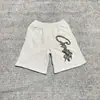 Pantalones Cortos Deportivos Casuales de Malla con Cordón y Estampado de Logo Francés Clásico Pintado a Mano Alcatraz