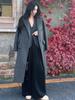 Celebridades de Internet Explosiones Otoño e Invierno 2024 Abrigo de Lana de Doble Cara Estilo Coreano Chaleco Delgado Conjunto de Dos Piezas Abrigo Largo de Lana