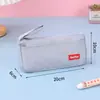 Estuche Sencillo de Oxford, Gran Capacidad, Resistente a Manchas, Caja de Papelería Sencilla, Estuche de Aspecto Elegante, Regalo de Graduación para Estudiantes para el Inicio de Clases