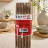 Novo Estilo Escama de Peixe Xiangyun 10 Pares Hashis de Bambu Antiderrapante Não Mofa Facilmente Comercial High-end Doméstico Alta Aparência Hashis de Bambu Nan