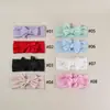 Protector de fontanela transfronterizo europeo y americano para bebé, diadema elástica ancha de color sólido suave, accesorio para el cabello para bebés y niños pequeños, accesorio para la cabeza con lazo para niños