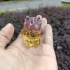 Adornos de Dragón de Cristal, Doce Dragones del Zodiaco, Regalos de Inauguración, Año del Dragón, Regalos para Reunión Anual de Compañía de Seguros, Buena Suerte y Prosperidad