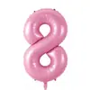 Globo de Película de Aluminio Digital de EE. UU. Nuevo de 40 Pulgadas Transfronterizo Suministros Independientes para Decoración de Fiesta de Cumpleaños Infantil