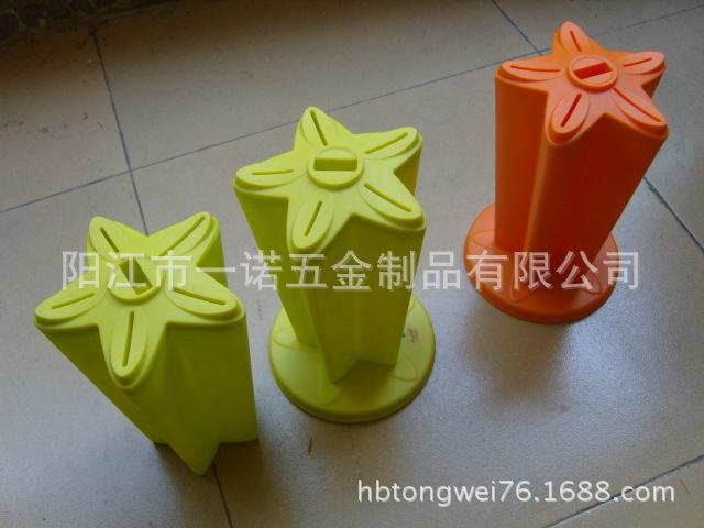 A-029C塑料套刀刀座,五孔刀座,塑料刀座,厨房刀座