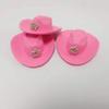 Sombrero Láser Mini Rosa Colorido Sombrero Botella de Vino Decoración Navideña Sombrero Rosa Fiesta Vacaciones Colorido Pequeño Colgante