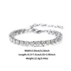 Tobillera Europea y Americana Transfronteriza Simple Versátil Corazón Lleno de Diamantes Estilo Ins Cierre de Langosta Ajustable Promoción del Fabricante