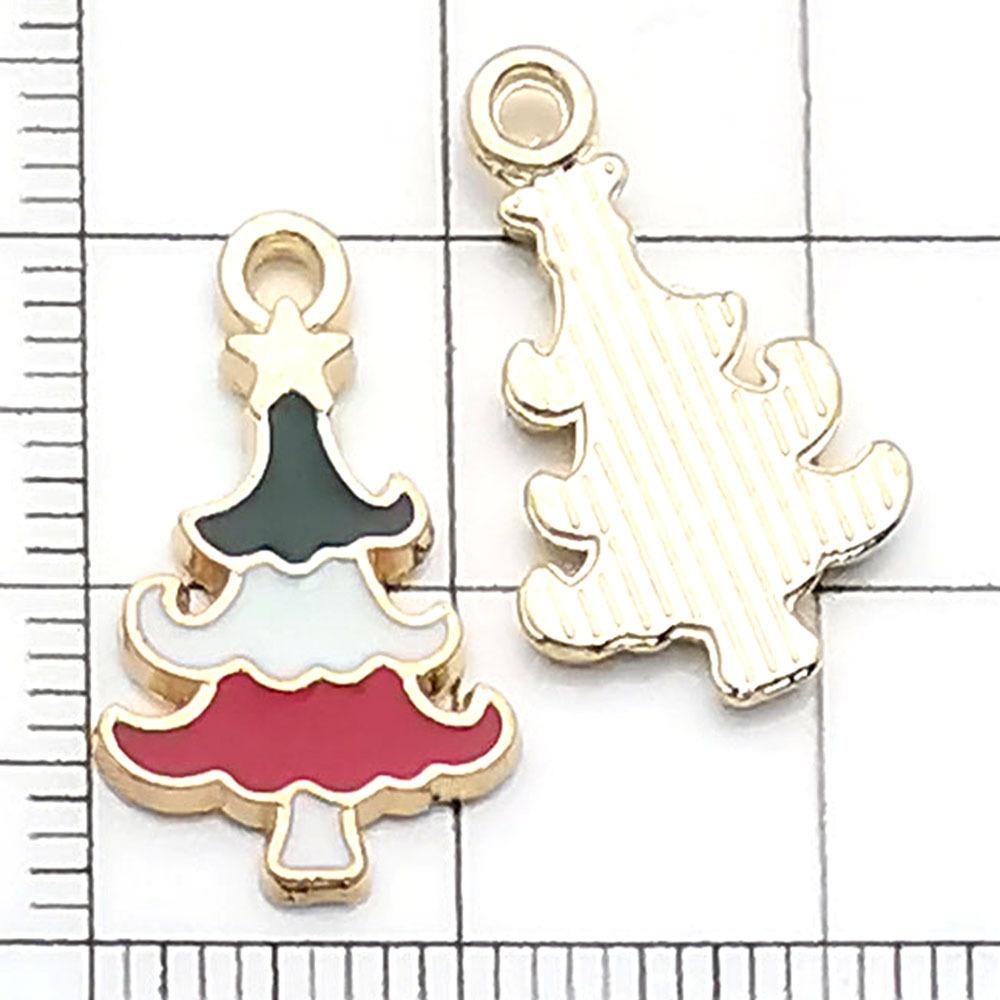 12260-J-kc金滴油锌合金圣诞树12x19-0.8g.