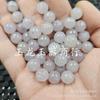 Cuentas de Loto Morado Violeta Cuentas Redondas Jade Cuentas Sueltas 10mm Cuarzo Roca Jade Cuentas de Calabaza Pulsera Accesorios de Joyería Cuentas de Jade