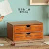 Elevador de Monitor tipo Cajón Madera Retro Escritorio Multifuncional Computadora Completa HN37ZZ1 Gabinete de Oficina