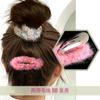 Grampo de cabelo de outono e inverno japonês e coreano, argola para toalha, acessórios de cabelo, fofo, colorido, lã, multifuncional, uso duplo, presilha BB, presilha lateral, adorno de cabeça