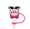 Serie Kirby Dibujo Animado Cubierta para Popote Tapa para Popote Tapón de Polvo de Silicona Decoración Linda para Popote En Stock Listo Venta al por Mayor