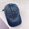 Boné de Baseball Vintage Desgastado Lavado para Mulheres, Chapéu de Sol Casual Versátil para Exterior de Primavera e Verão, Boné Bico de Pato para Casais