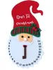 Decoraciones Navideñas Transfronterizas de Amazon 2023 Colgantes Planos Acrílicos Colgantes para Decoración de Árbol de Navidad