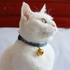 Collar Lindo de Vaquero para Mascota con Patrón Dorado Estrella de Cinco Puntas Campana Grande Ajustable Accesorios para el Cuello de Gato y Perro Teddy