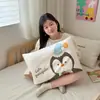 Almohada de Frijol de Algodón Puro con Dibujos Animados de Animales para Niños Almohada para Dormitorio de Estudiantes Funda de Almohada de Algodón Extraíble y Lavable Núcleo de Almohada para Jardín de Infancia