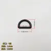 Em Estoque, Entrega Rápida: Acessórios para Bagagem, Fivela de Anel D Semicircular de Plástico, Fivela Ajustável, Fivela Pentagonal para Mochila, Fivela de Bagagem, Fivela de Anel D Flor de Ameixa