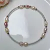 Pulsera Enrollada de Perlas de Agua Dulce del Lago Shanxia de Zhuji Hecha a Mano para DIY para Mujer Joyería de Mano Casual de Doble Capa Regalo Venta al por Mayor