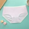 Ropa interior de cintura media para niña, estilo japonés, transpirable, de una pieza, con entrepierna antibacteriana 3A, pantalones cortos triangulares para niña.