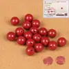 Mineral Crudo Cinabrio Cuentas Sueltas Arena Dorada Púrpura Arena Imperial Alto Contenido Hilo de Cuentas Redondas Pulsera Joyería Tejida DIY Accesorios