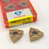 Pastilha de torneamento CNC em formato de pêssego WNMG080408-BM, pastilha externa de aço em formato de pêssego, cabeça de corte de carboneto
