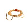 2025 Explosiones Nuevo Estilo Chino ~ Pulsera Sueño Jacaranda Flor Mariposa Espíritu de Flor Super Inmortal Pulsera Estilo Han Chino Regalos para Novia