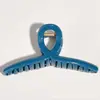 Pasador de Perlas para Mujer Clip de Lazo Estilo Coreano Pinza de Tiburón para la Parte Trasera de la Cabeza Accesorios Metálicos Grandes y Simples para el Cabello