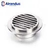 Ventilação externa em aço inoxidável 304, veneziana anti-ferrugem, tela contra insetos, à prova de chuva e à prova d'água, nova veneziana, saída de ar