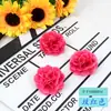 Cabeça de Flor Cravo DIY Artesanal Flor Artificial Acessório de Cabelo Retrô Grampo de Cabelo Decoração de Roupa Acessórios para Corsage Adereços de Fotografia