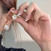 Plato de Incienso para Mosquitos Clip para la Oreja Sin Agujeros en la Oreja Sentido Avanzado Temperamento Simple Aretes de Joker Moda de Lujo Ligero Aretes Indoloros al Mayoreo