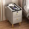 Pequeno Armário de Armazenamento em Estilo Nórdico com Cofre de Desbloqueio por Impressão Digital, Armário Estreito Lateral Moderno para Recepção de Pousada, Armário de Armazenamento Personalizado