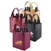 Bolsa para Vinho Tinto Bolsa de Mão Não Tecida Bolsa para Vinho Espessa Bolsa para Embalagem de Presente Sacola de Compras com Alça Simples Dupla