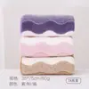 Toalha Colorida Ondulada Novo Estilo, Espessa, Absorvente, Fleece de Coral que Não Solta Fiapos, Toalha de Rosto Doméstica Macia para Secar Cabelo