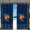 Cortinas de Verano Personalizadas con Pintura al Óleo de Imitación, Impresas para Exteriores, Cortinas Blackout para Balcón, Servicio de Dropshipping Disponible