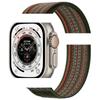 Pulseira Apple Watch Adequada para Apple Watch12Ultra3 Nylon Tecido Velcro Iwatch9 Pulseira de Trilha
