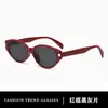 Gafas de Sol Ojo de Gato de Personalidad de Moda 2026 para Hombres, Nuevo Estilo Retro de Nicho Europeo y Americano de Gama Alta de Tendencia C